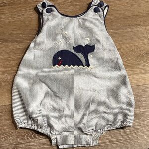 Nautical Whale Embroidered Kids Bodysuit
